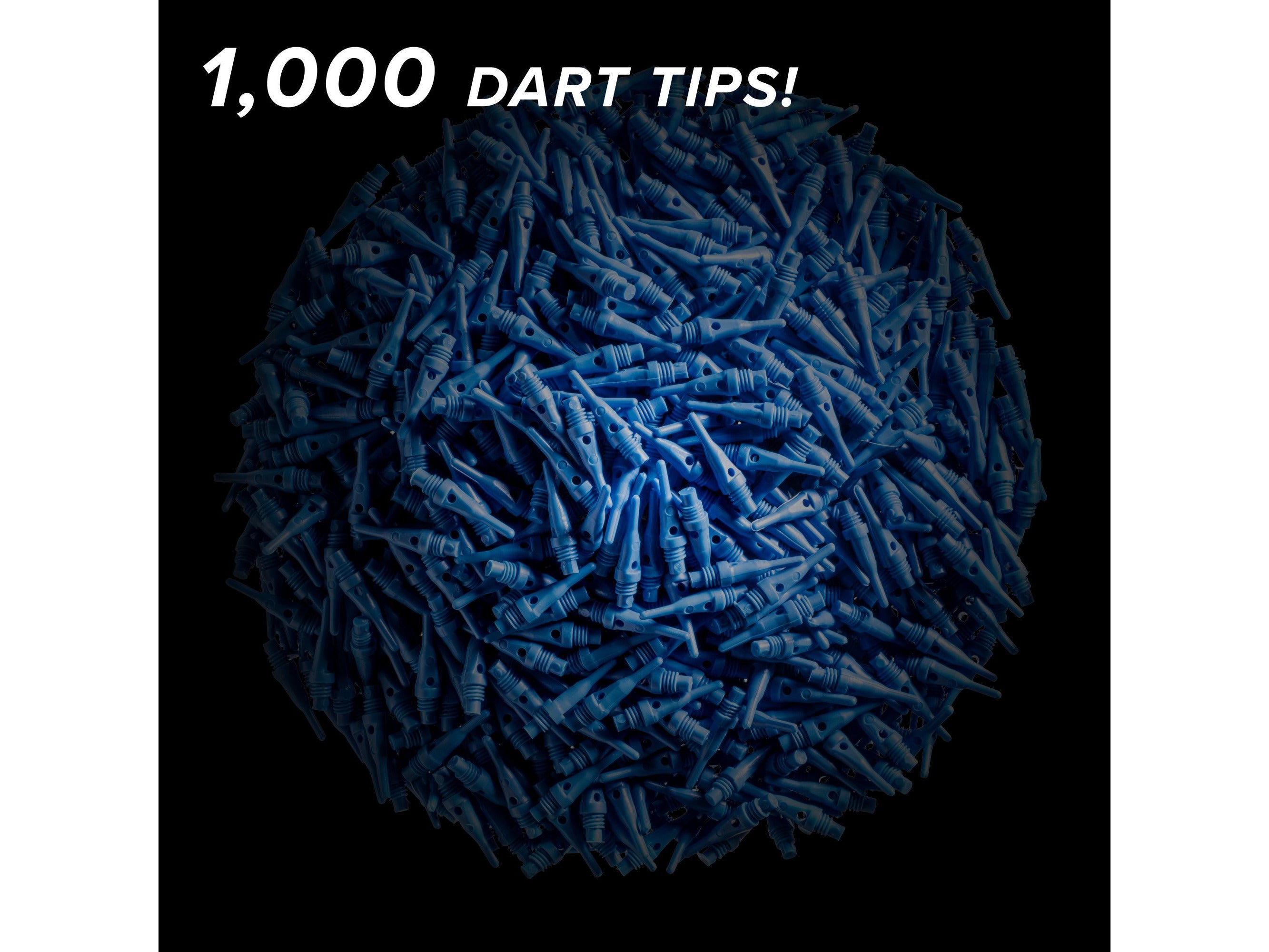 Viper Tufflex Tips SS 2BA Blue 1000Ct Soft Dart Tips - HomeFitPlay