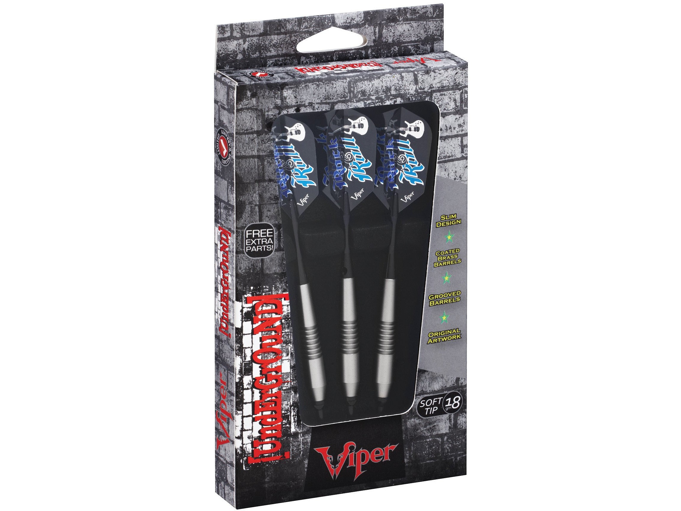 Viper Underground Rock & Roll Soft Tip Darts 18 Grams - HomeFitPlay