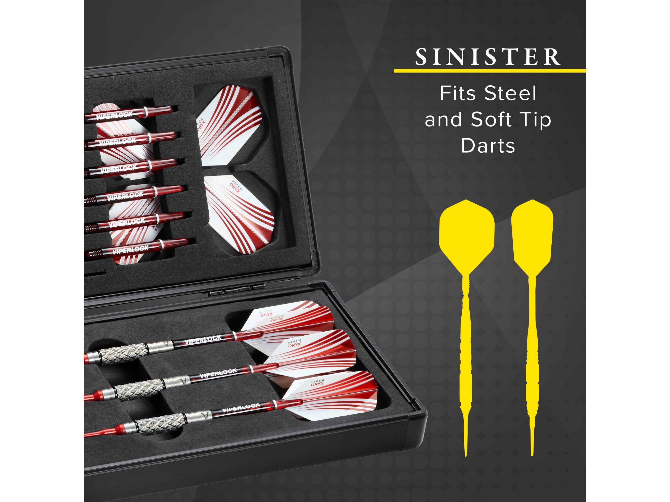 Casemaster Sinister Magnetic Dart Case - HomeFitPlay