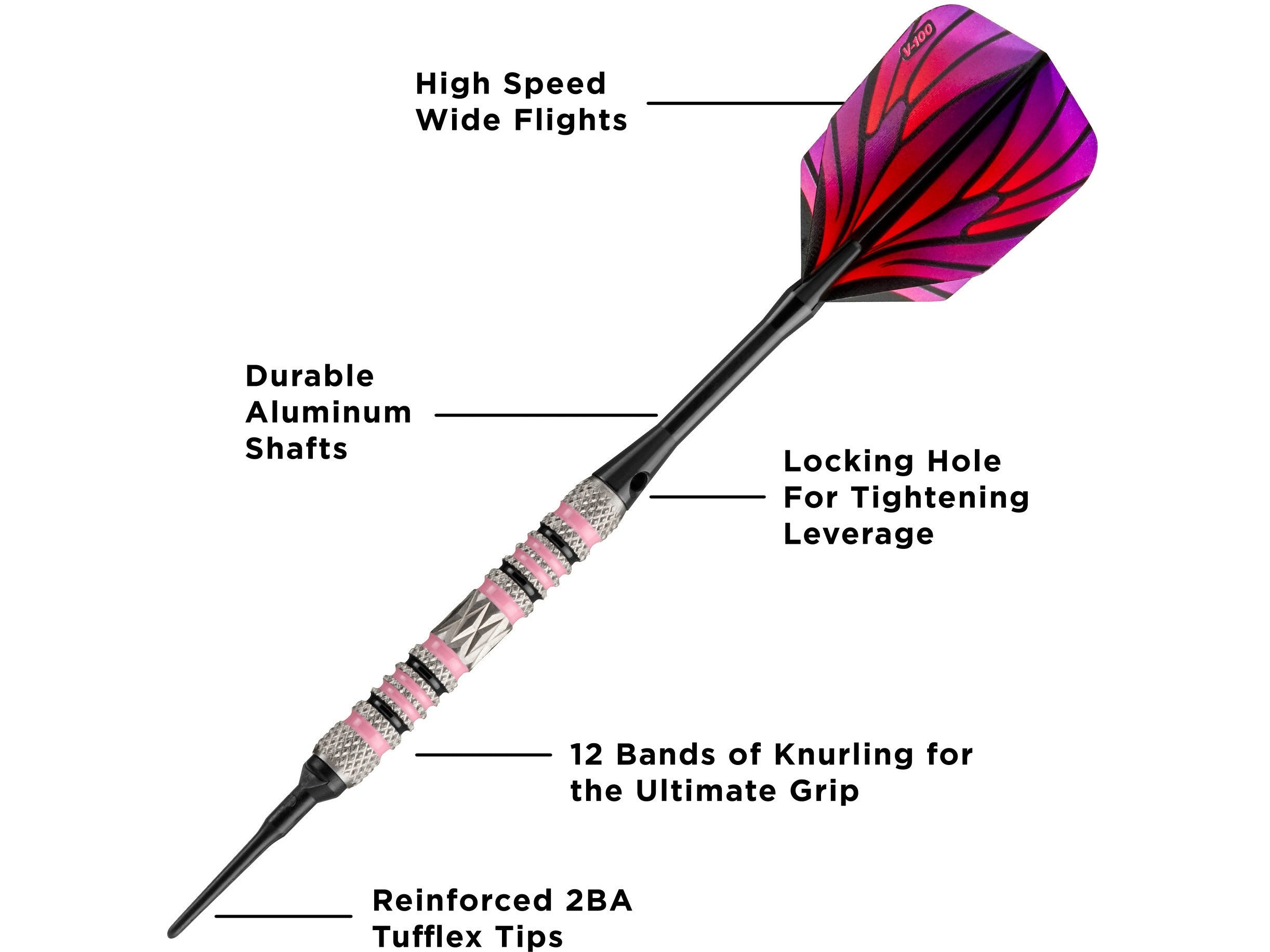 Viper Wings 80% Tungsten Soft Tip Darts 16 Grams - HomeFitPlay