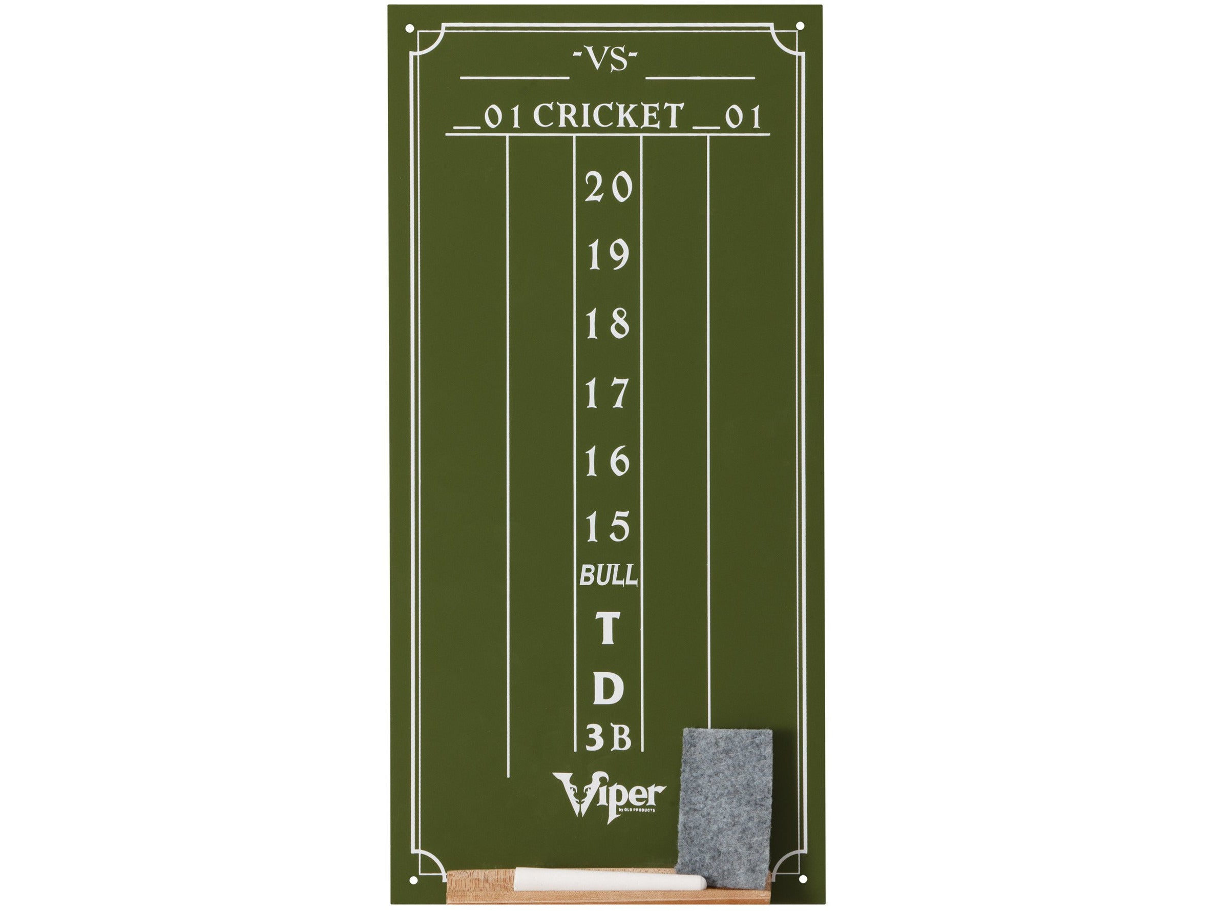 Buy Viper small cricket chalk scoreboard for clear manual scoring during practice and matches