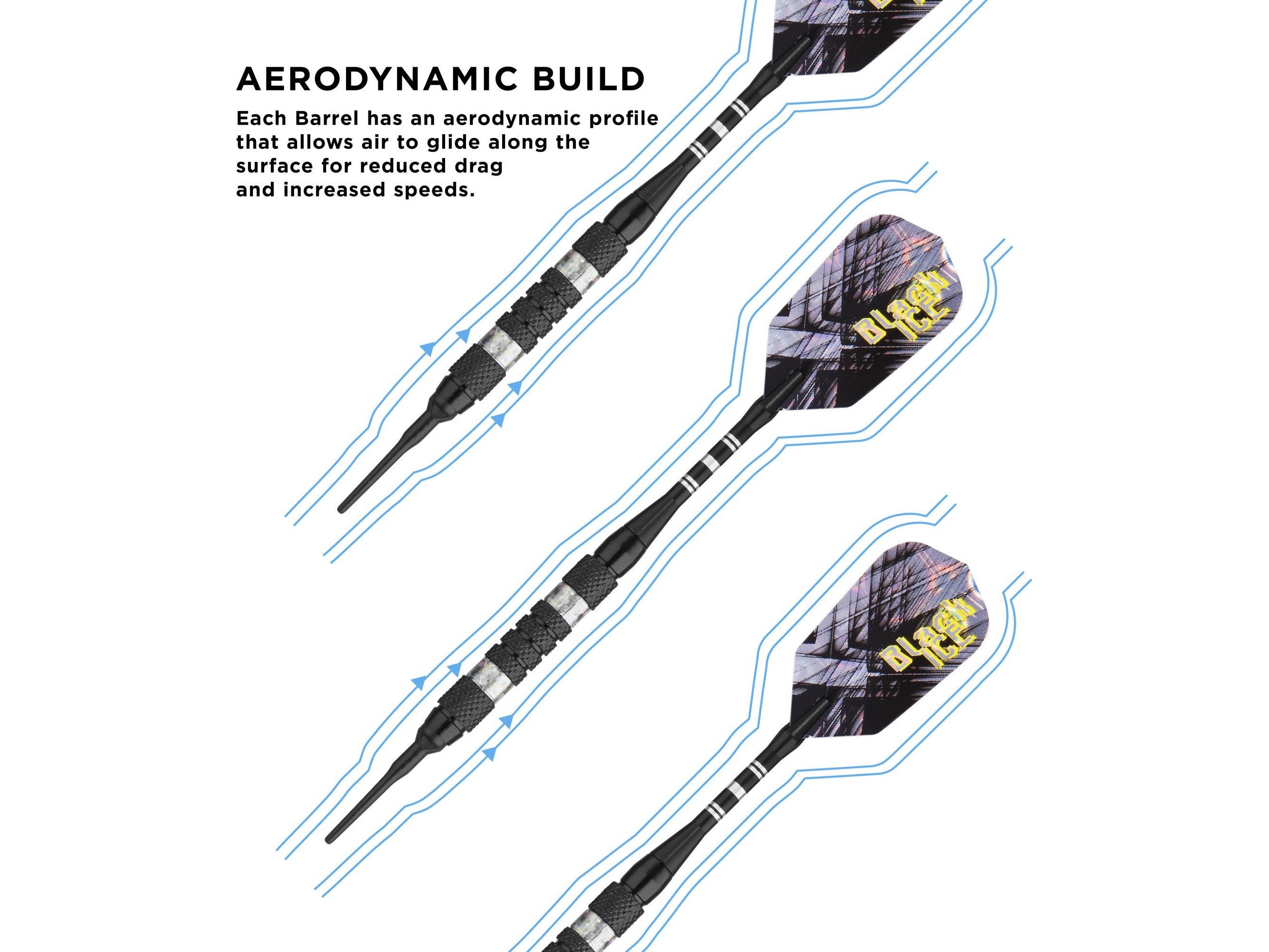 Viper Black Ice Silver Soft Tip Darts - HomeFitPlay