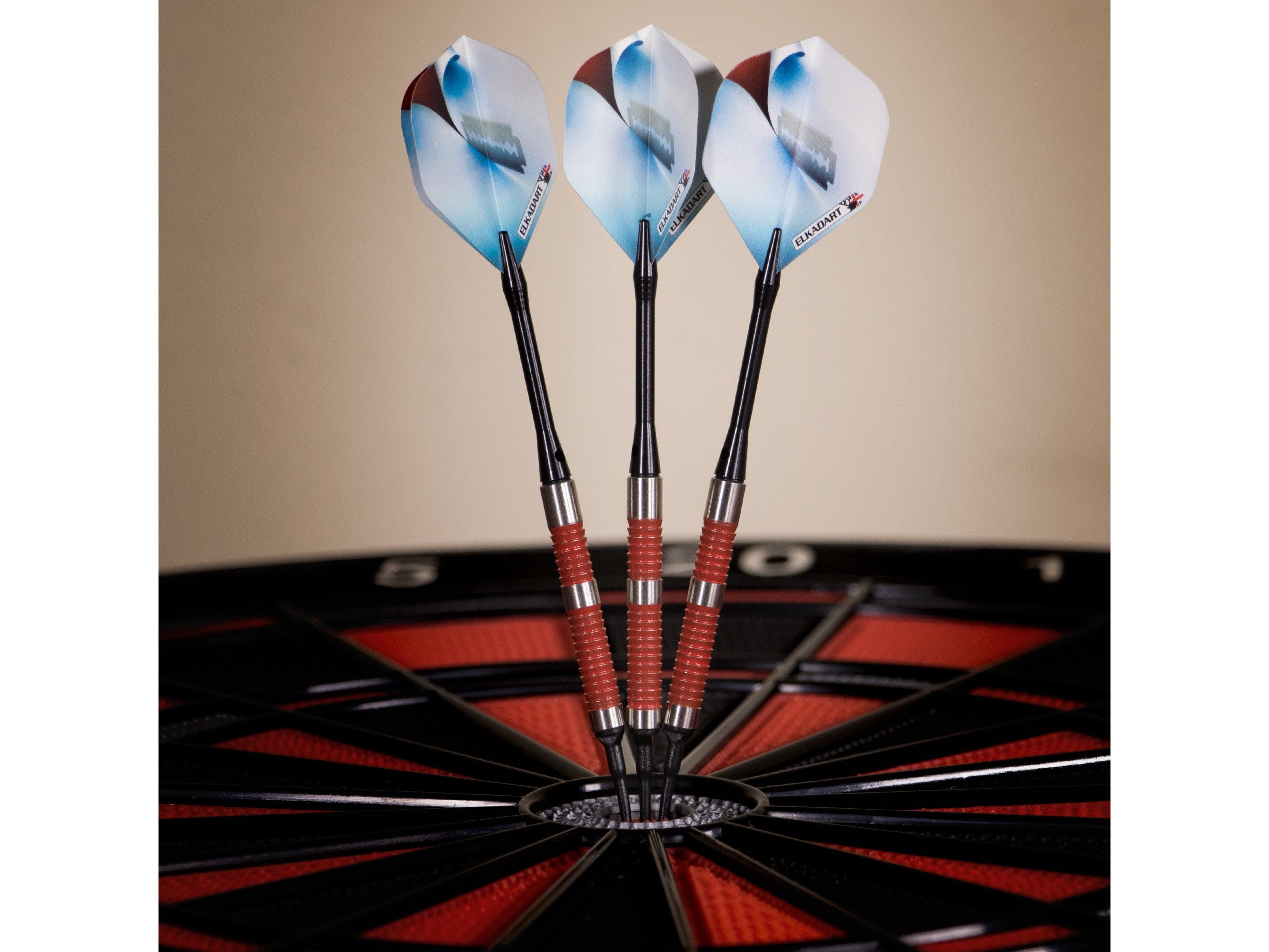 Elkadart Razor 80% Tungsten Soft Tip Darts #1 Barrel Style 18 Grams - HomeFitPlay