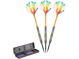 Elkadart Rainbow 90% Tungsten Steel Tip Darts Multi Color Titanium Coating - HomeFitPlay