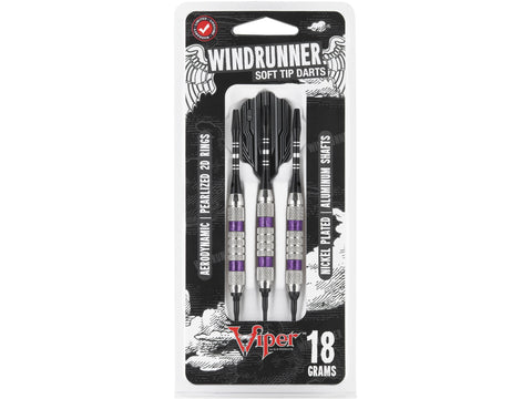 Image of Viper Wind Runner Purple Soft Tip Darts 18 Grams - HomeFitPlay
