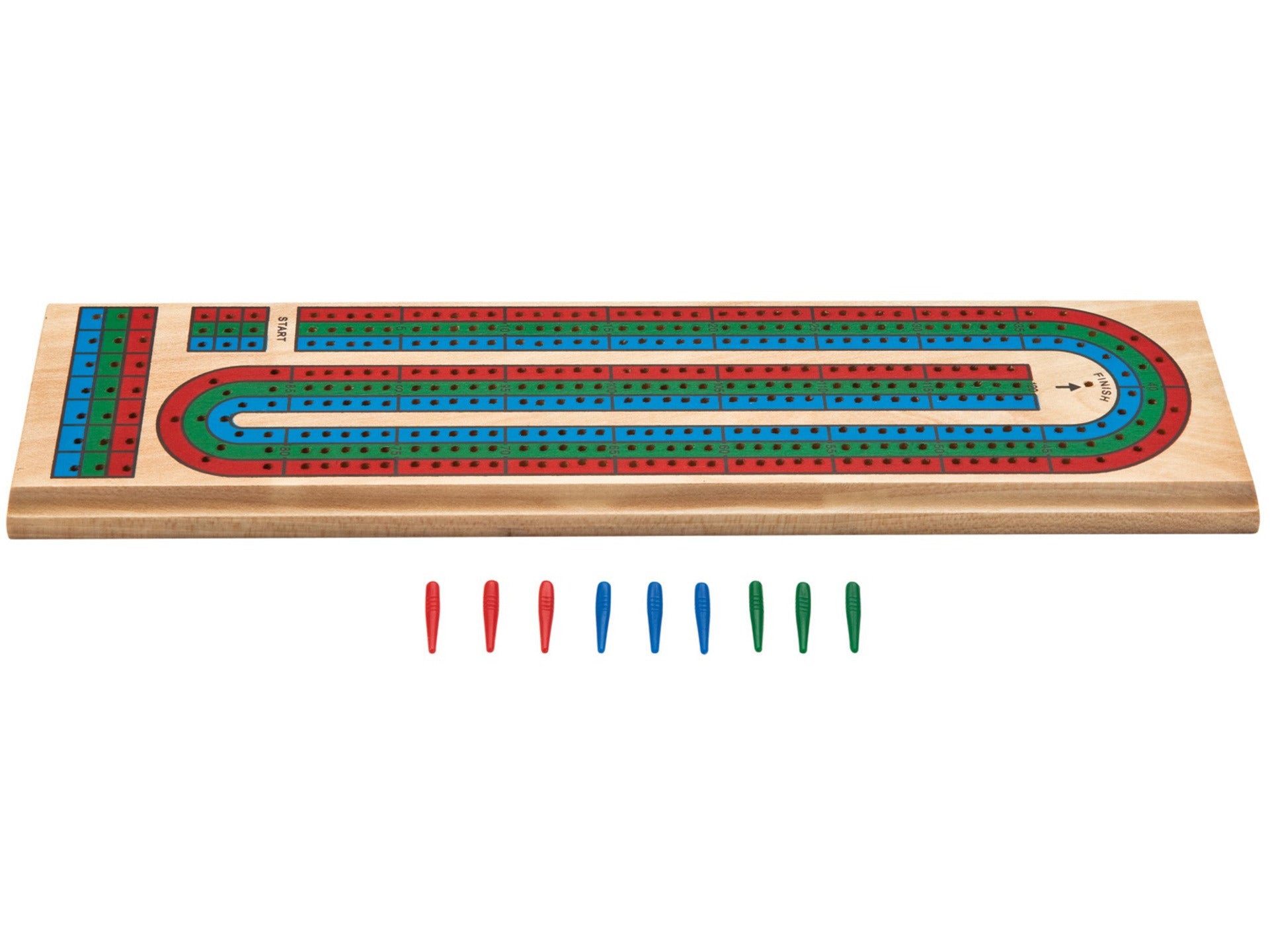 Mainstreet Classics Wooden Barony Cribbage Board - HomeFitPlay