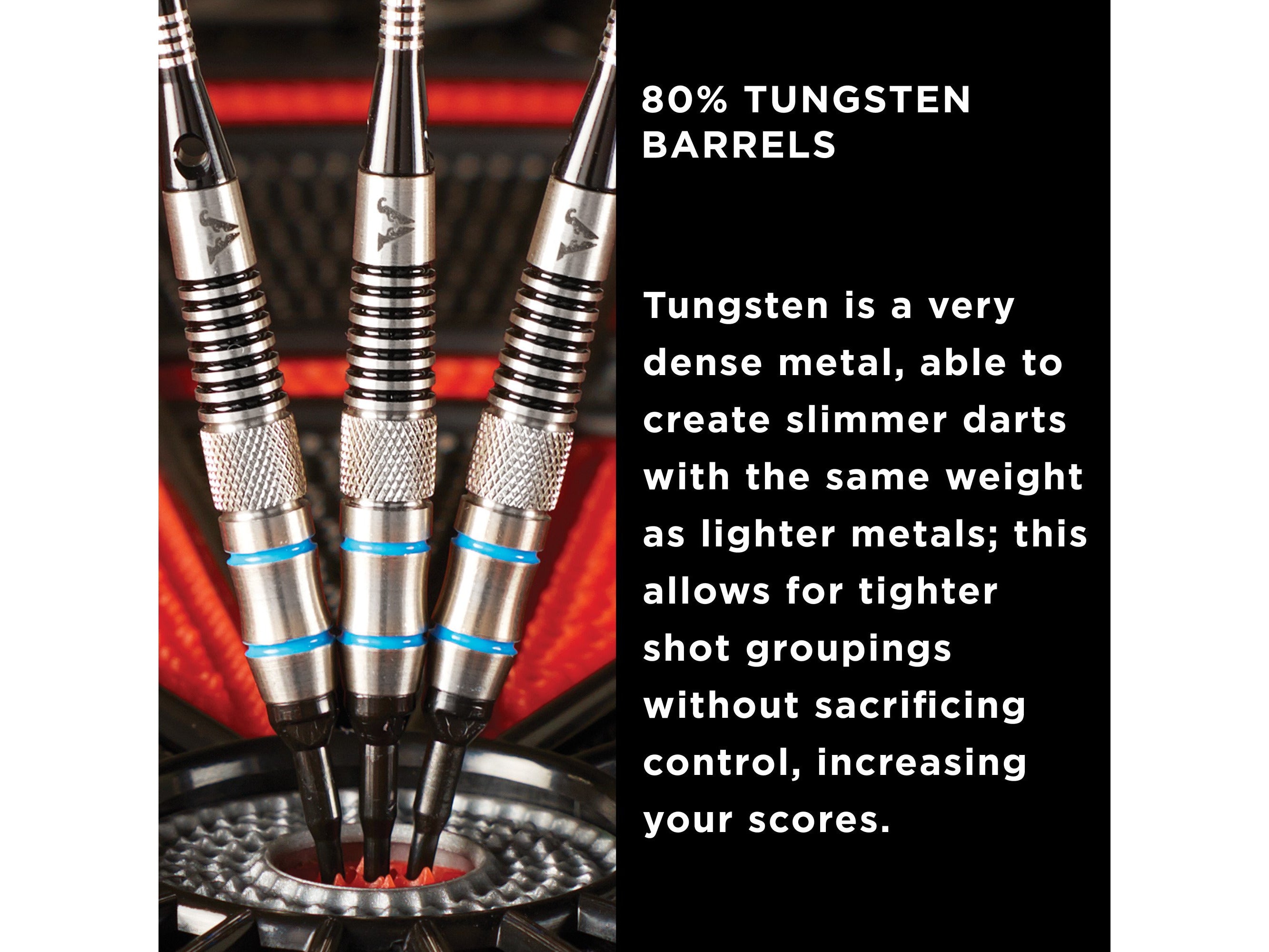 Viper Grim Reaper 80% Tungsten Soft Tip Darts Blue Rings - HomeFitPlay