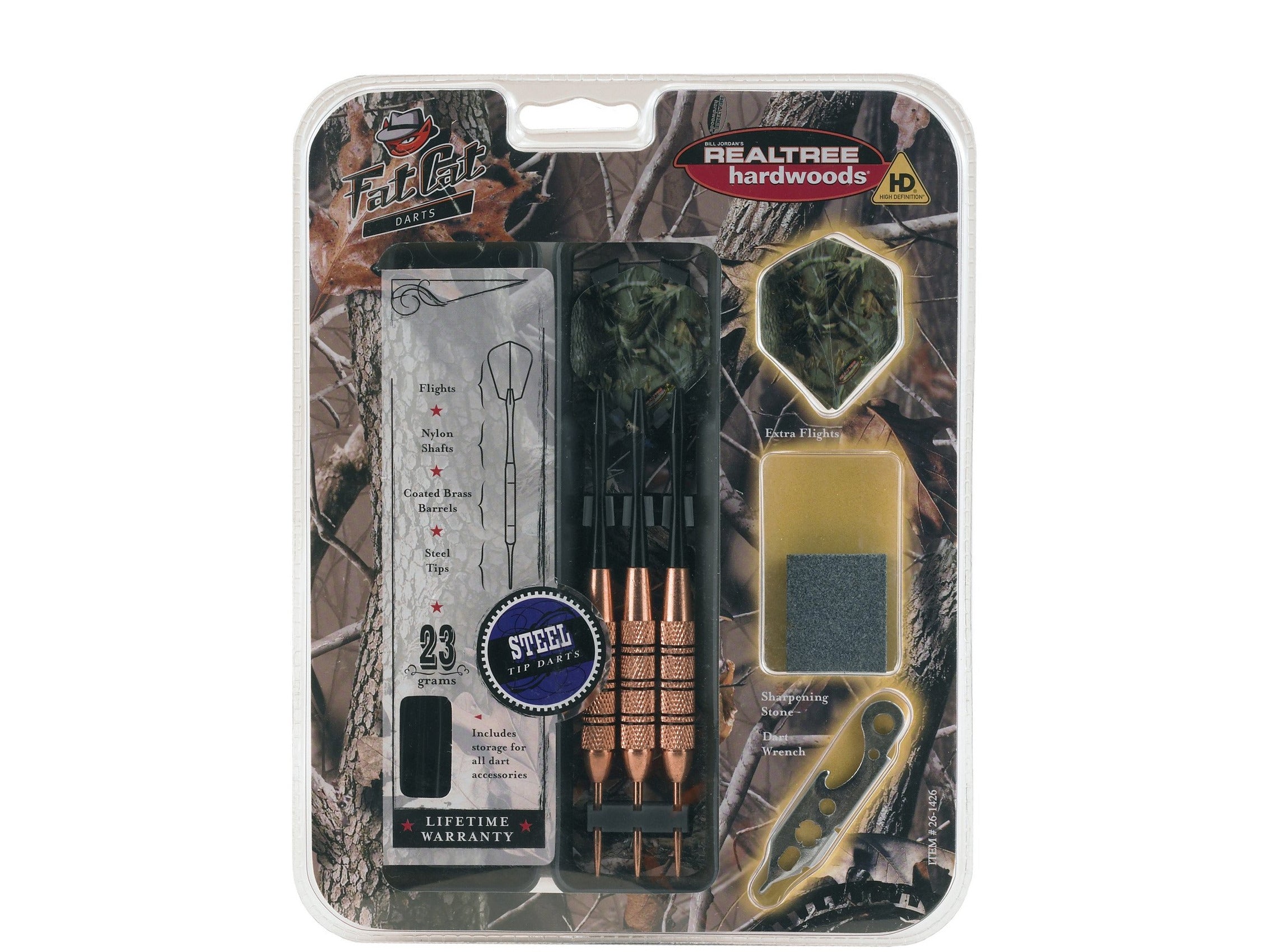 Fat Cat Realtree Hardwoods HD Steel Tip Darts
